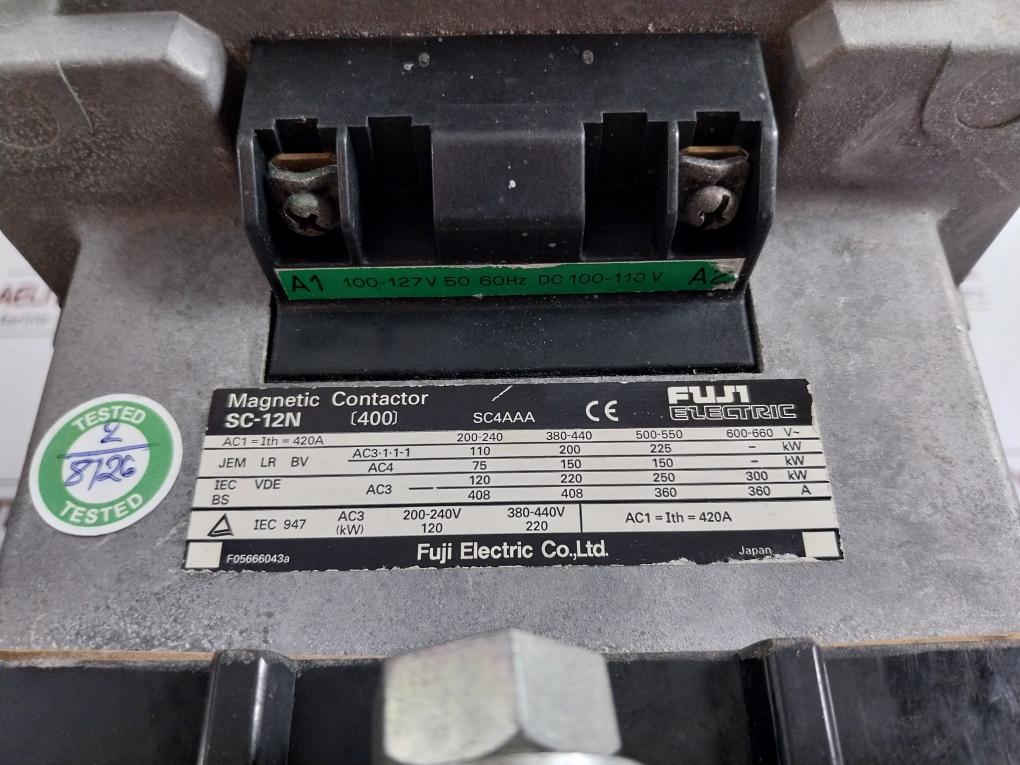 Fuji-Electric-Magnetic-Contactor-100-127v-50-60hz-Sc-12n-400-8