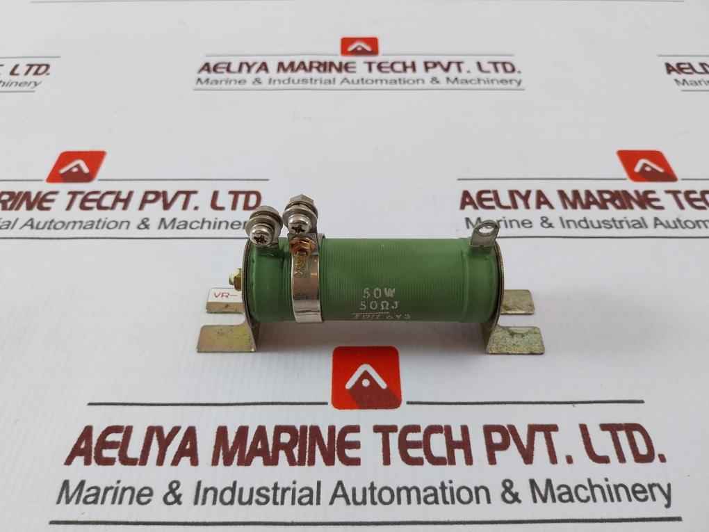 Fuji 50ΩJ Wire-wound Ceramic Resistor 50W Vr-1