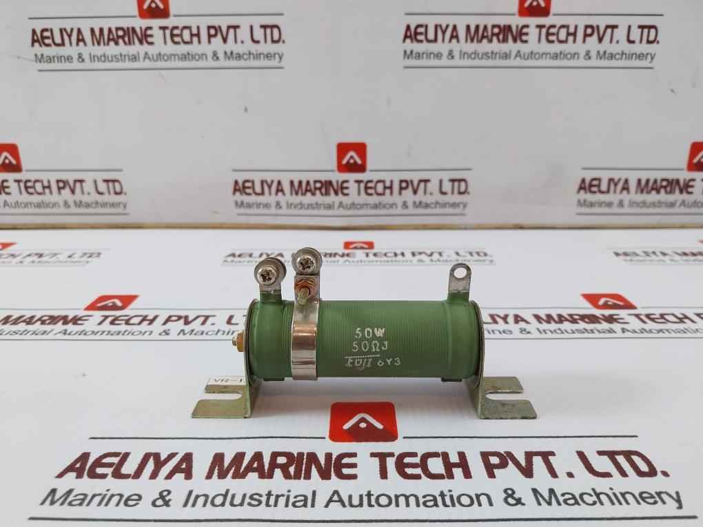 Fuji 50ΩJ Wire-wound Ceramic Resistor 50W Vr-1