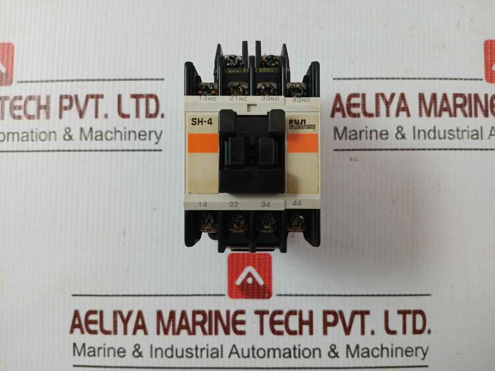 Fuji Electric 10A 200–220V Ac 50/60 Hz Auxiliary Contactor Sh04Aa