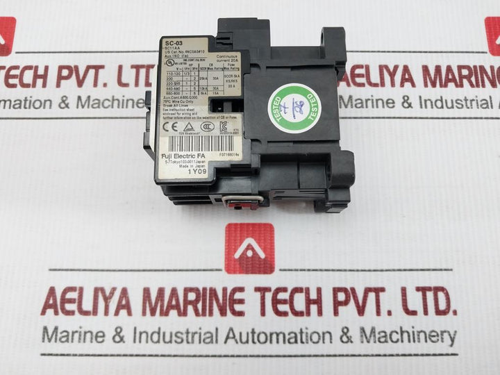 Fuji Electric 200-220V/20A Magnetic Contactor Sc-03 [11]