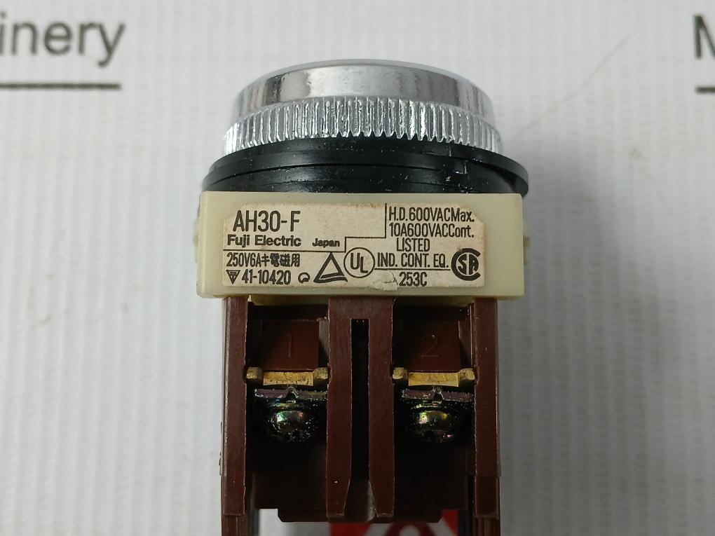 Fuji Electric 250V 6A Pushbutton Command Switch Ah30-f