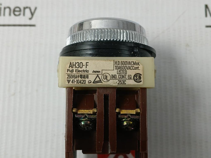 Fuji Electric 250V 6A Pushbutton Command Switch Ah30-f