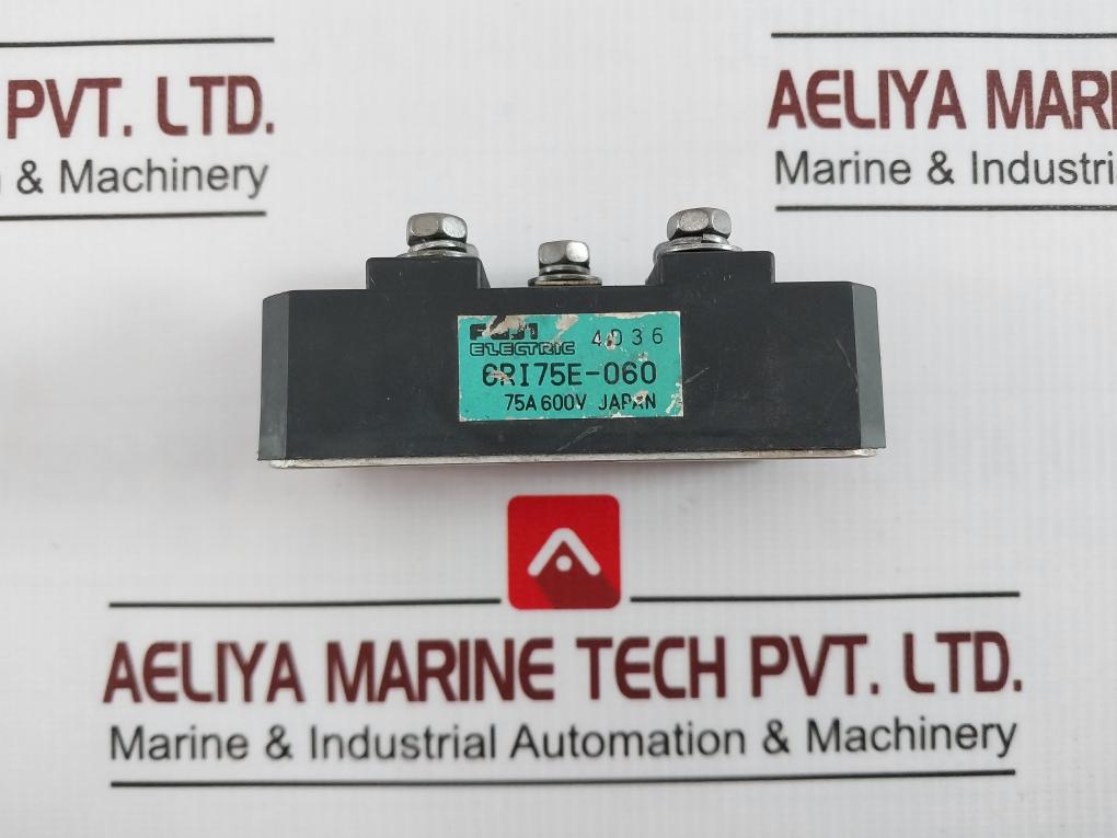 Fuji Electric 6Ri75E-060 Rectifier Diode Module 75A 600V 4D36