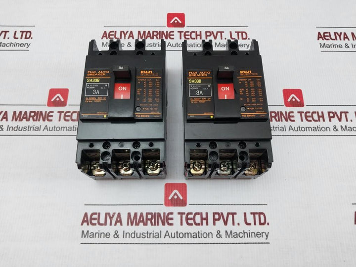 Fuji Electric Ac660V Molded Case Circuit Breaker Sa33B