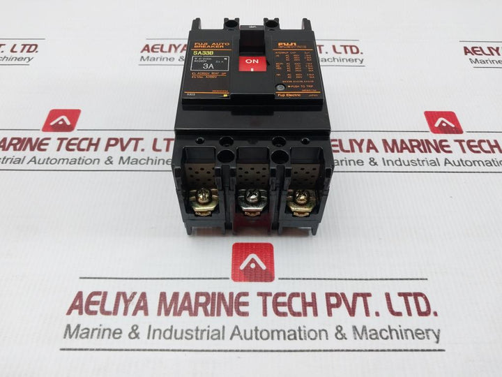 Fuji Electric Ac660V Molded Case Circuit Breaker Sa33B