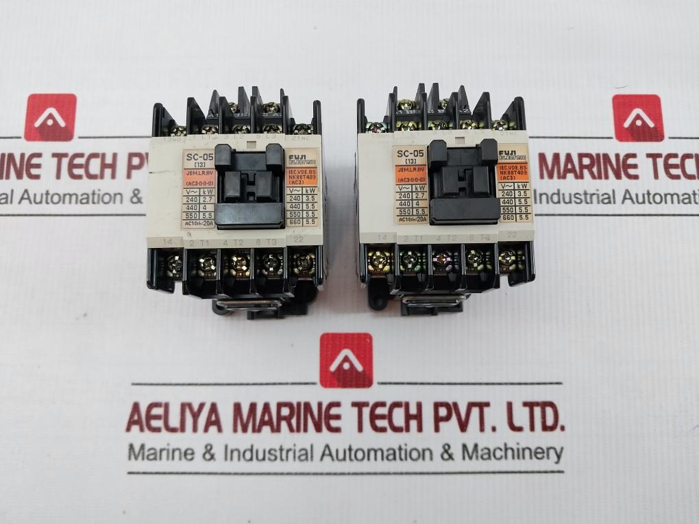 Fuji Electric Ac Magnetic Contactor 200-220V 50Hz Sc-05 [13]