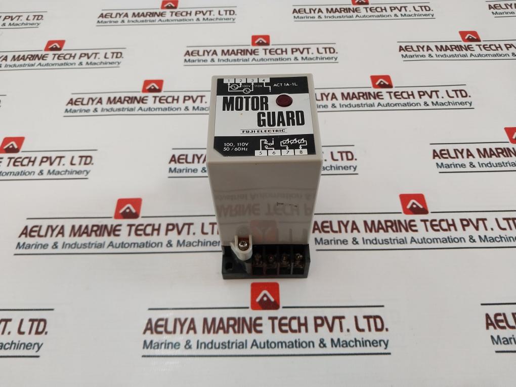 Fuji Electric Act 1a-1l Motor Guard Relay Unit 100, 110v 50/60 Hz