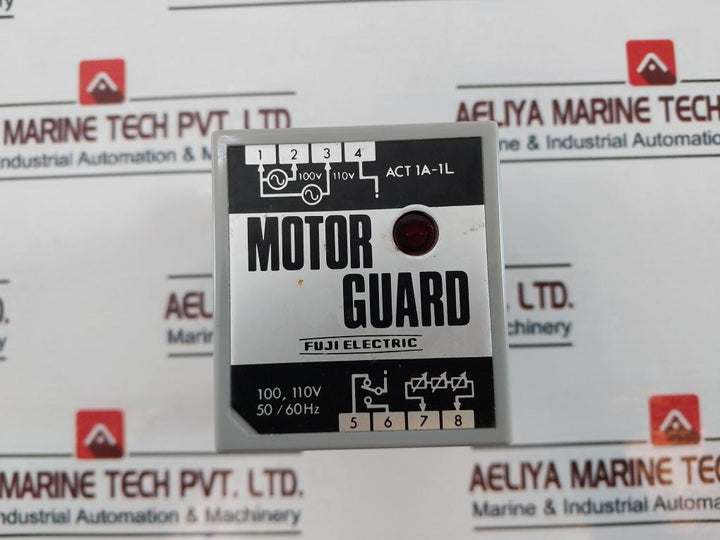 Fuji Electric Act 1a-1l Motor Guard Relay Unit 100, 110v 50/60 Hz