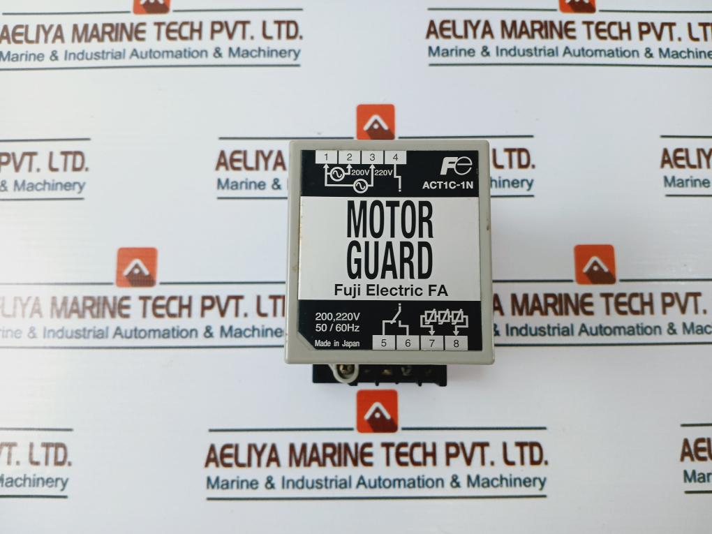 Fuji Electric Act1C-1N Motor Guard Relay With Base – Aeliya Marine Tech