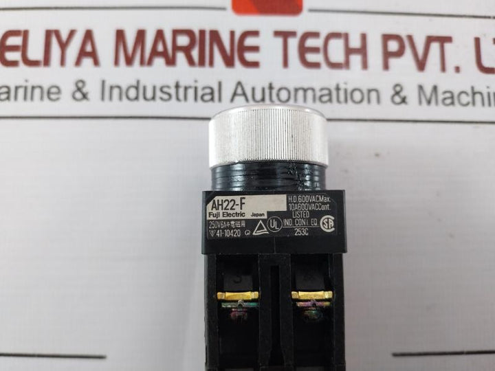 Fuji Electric Ah22-f Command Switch 250V 6A H.D.600Vac Max 41-10420