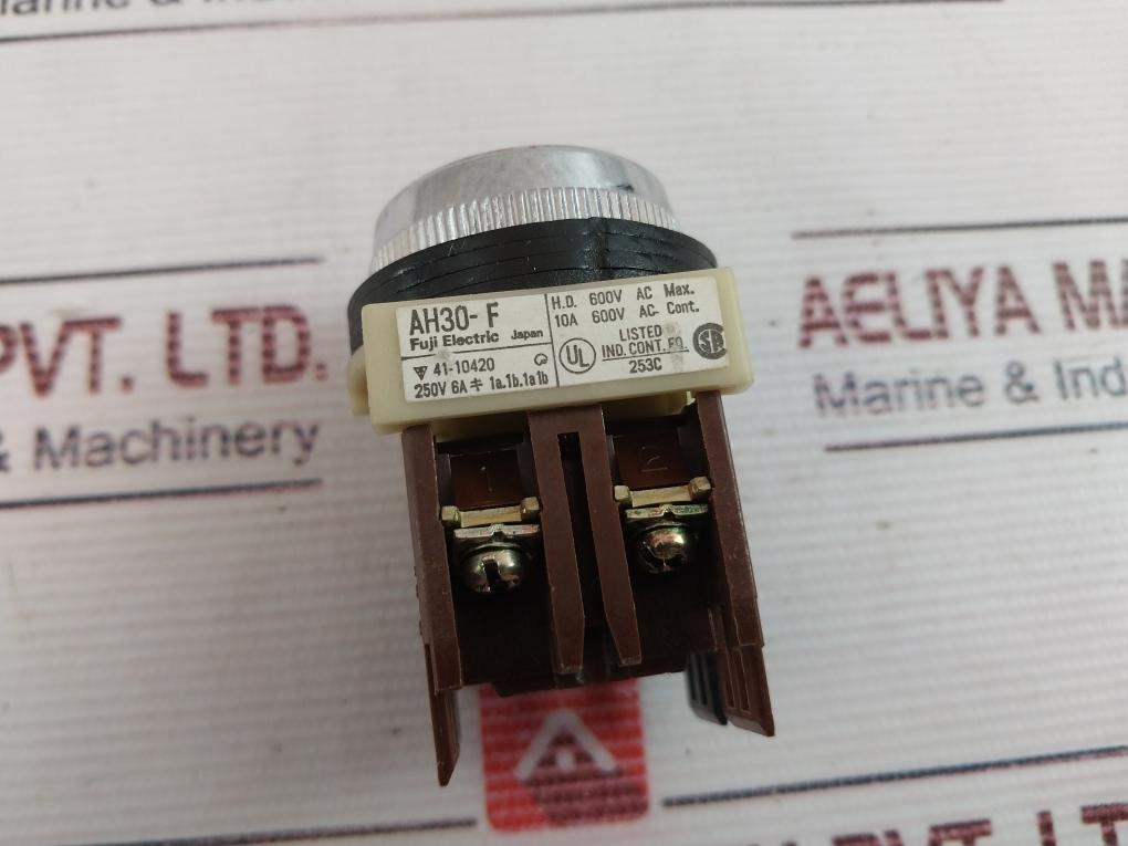 Fuji Electric Ah30-f Command Switch 10A 600V