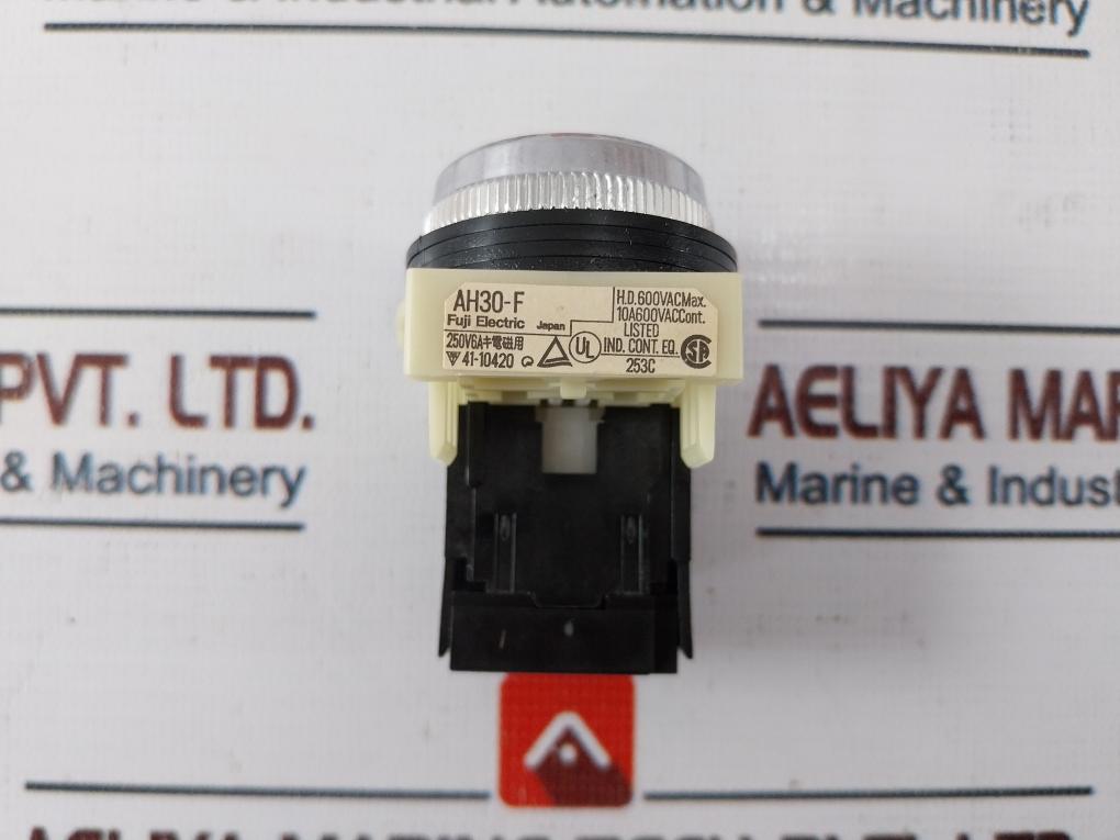 Fuji Electric Ah30-f Push Button Command Switch 10A 600Vac