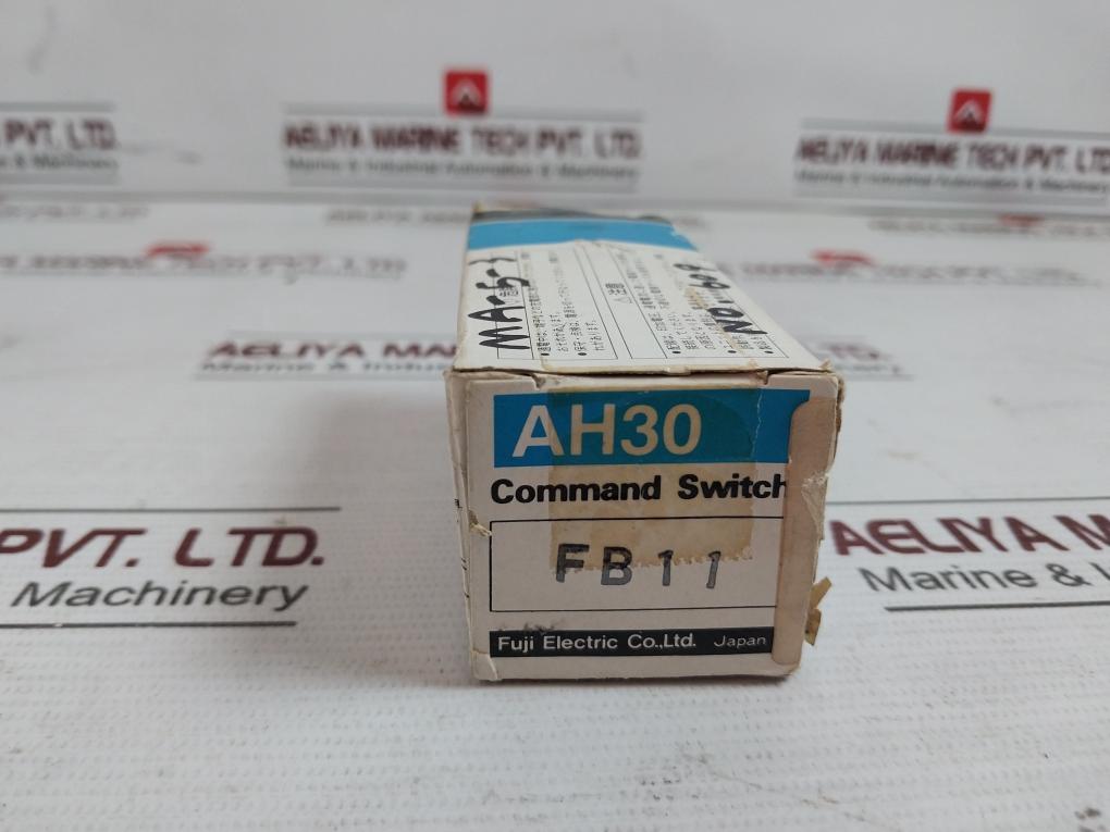 Fuji Electric Ah30-f Push Button Command Switch 10A600Vaccont Ah30-fb11