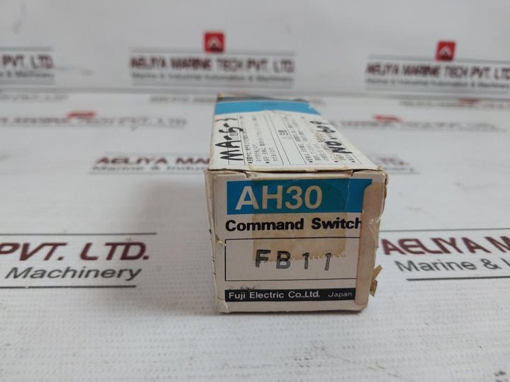 Fuji Electric Ah30-f Push Button Command Switch 10A600Vaccont Ah30-fb11