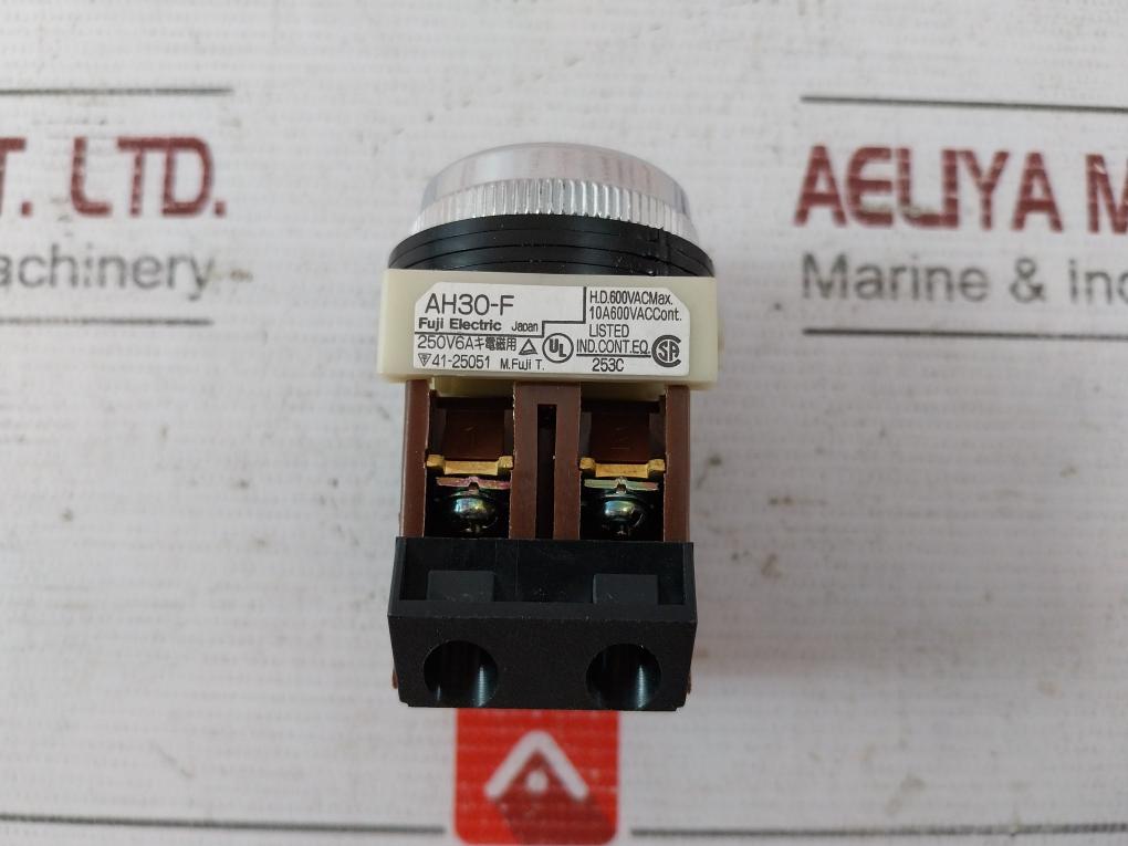 Fuji Electric Ah30-f Push Button Command Switch Ahx 290 600V 10A 250V 6A
