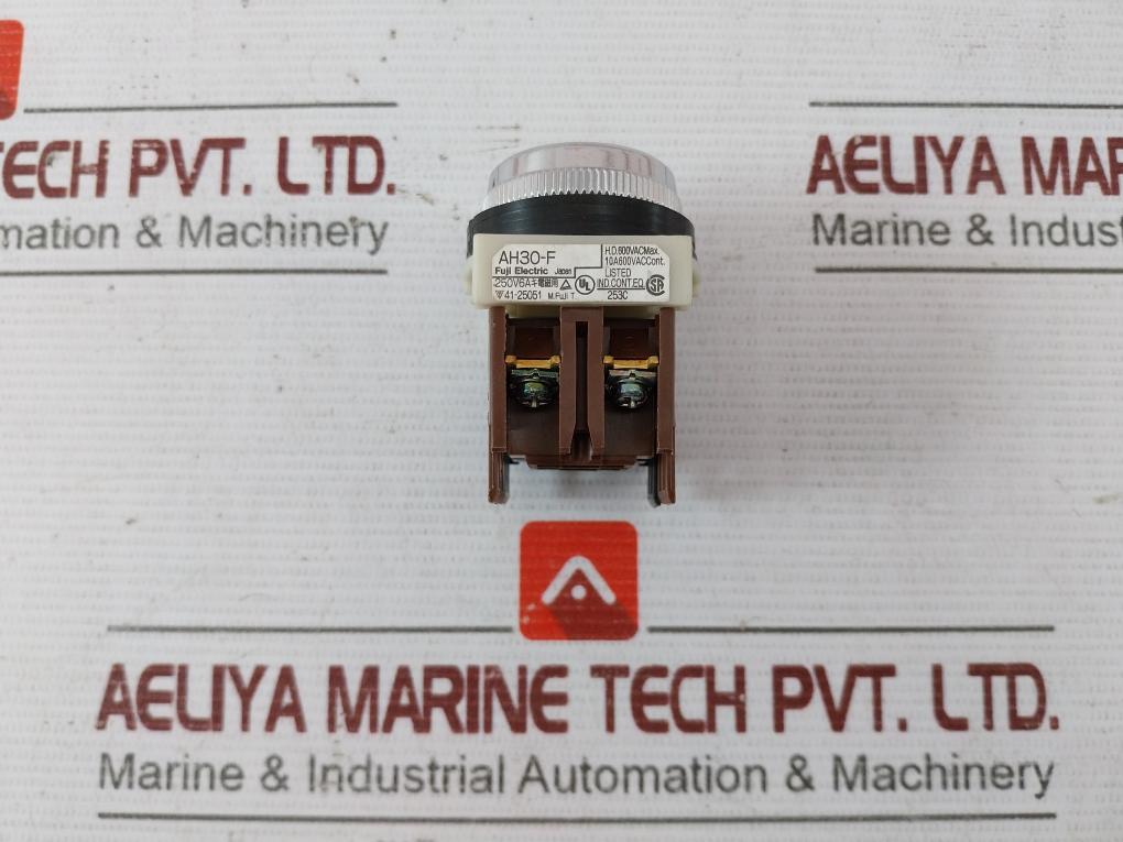 Fuji Electric Ah30-f Pushbutton Switch 250V 6A 10A 600Vac