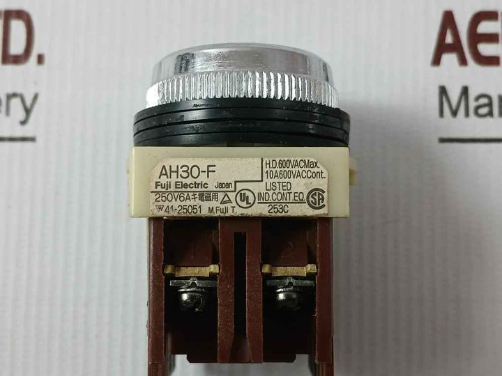 Fuji Electric Ah30-f Pushbutton Switch 250V 6A Ahx 291 N.C.