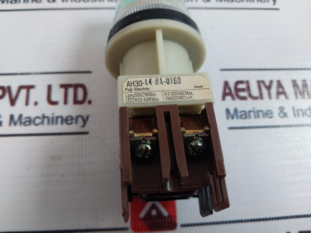 Fuji Electric Ah30-l4-ba-0160 Command Switch Lamp 10A 600V