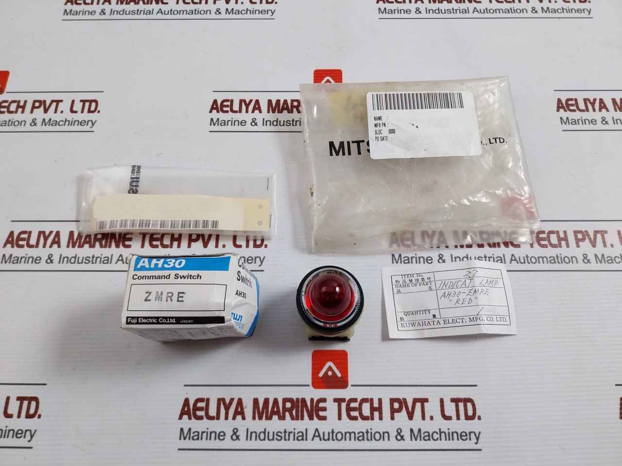 Fuji Electric Ah30-zmre Indicator Lamp Red