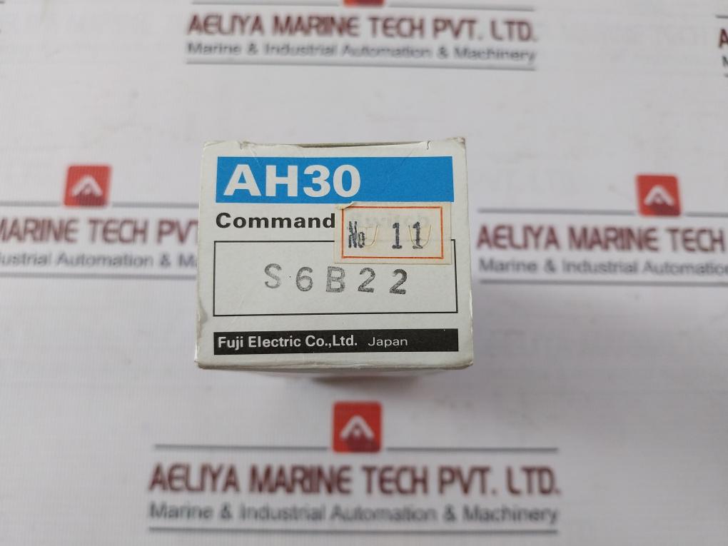 Fuji Electric Ah30 Push Button Command Switch S6B22 10A 600Vac 253C