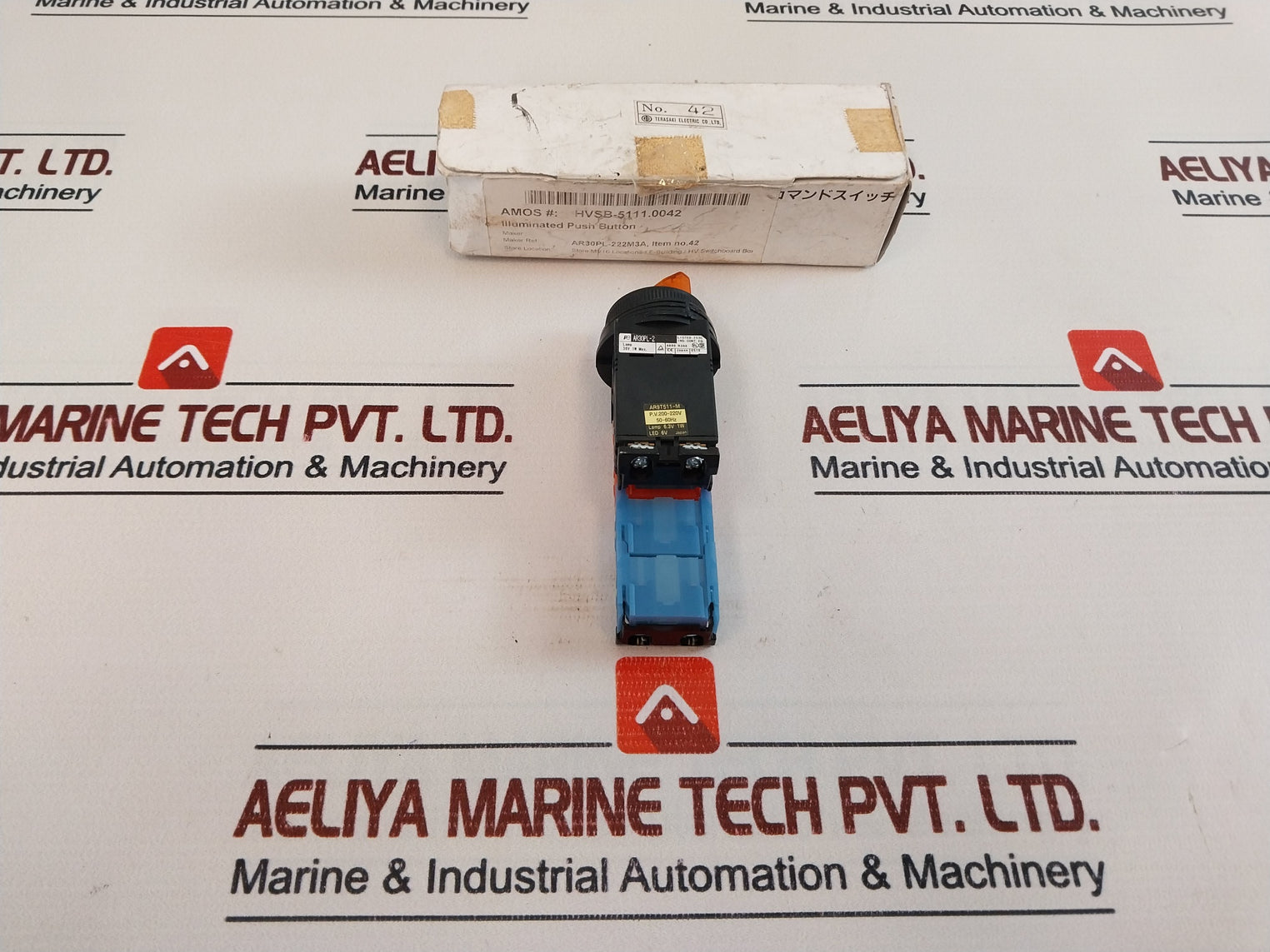 Fuji Electric Ar30Pl-2 Illuminated Push Button 200-220V 50-60Hz