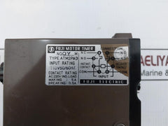 Fuji Electric Atm2Pad Motor Timer 110V 50/60Hz Ac 220V 5A 0.5A 0-70 Sec 50Hz