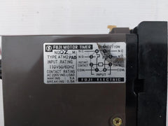 Fuji Electric Atm2Pad Motor Timer Module With Base 110V 50/60Hz 5A