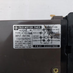 Fuji Electric Atm2Pad Motor Timer Module With Base 110V 50/60Hz 5A