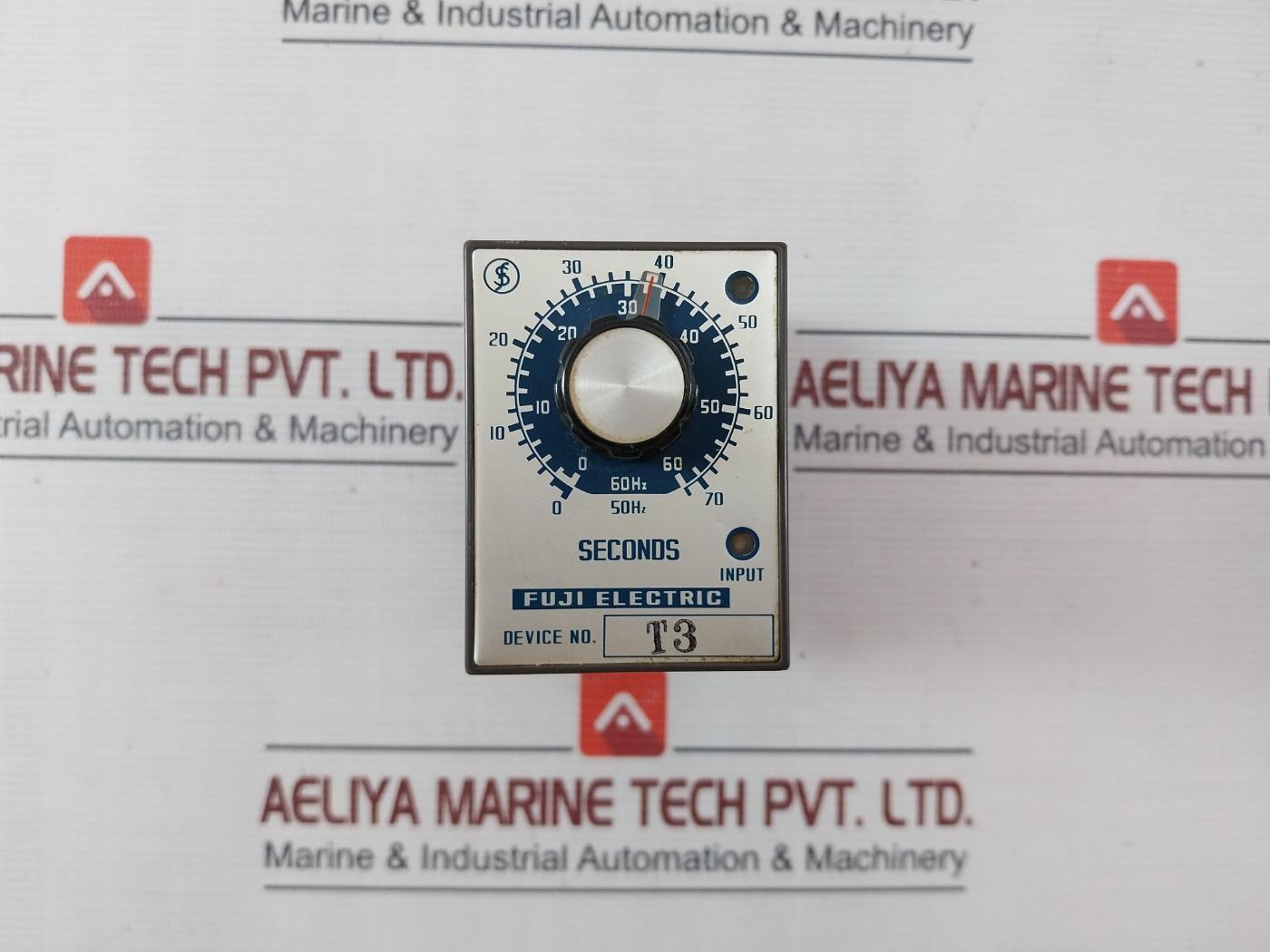 Fuji Electric Atm2Pad Motor Timer With Base 0-60Sec 110V 50/60Hz
