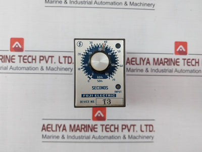 Fuji Electric Atm2Pad Motor Timer With Base 0-60Sec 110V 50/60Hz
