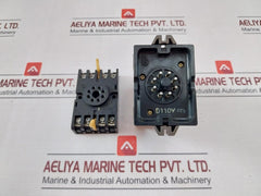 Fuji Electric Atm2Pad Motor Timer With Base 0-60Sec 110V 50/60Hz