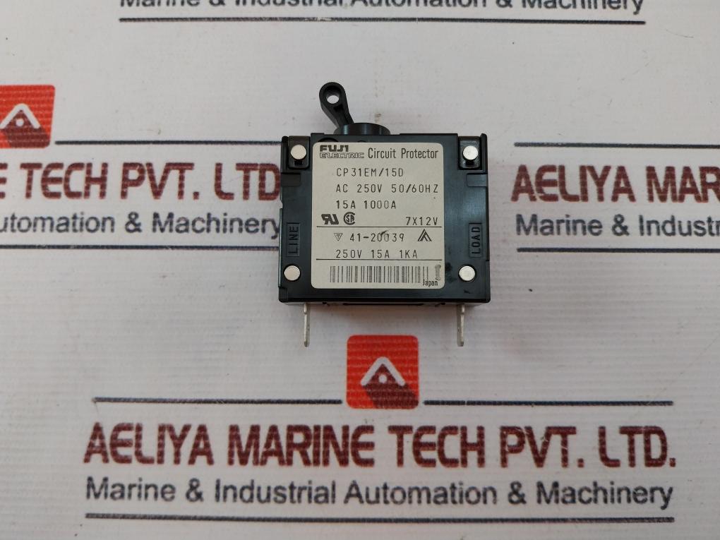 Fuji Electric Cp 31Em/15D Circuit Protector 250Vac 50/60Hz