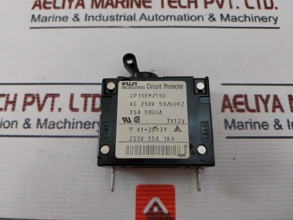 Fuji Electric Cp 31Em/15D Circuit Protector 250Vac 50/60Hz