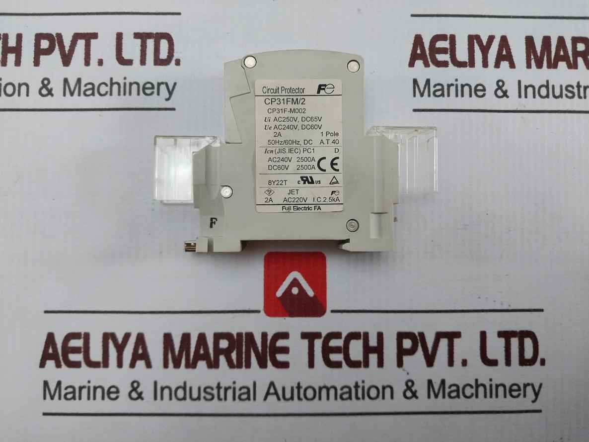 Fuji Electric Cp31Fm/2 Circuit Protector Ac250V 50/60Hz 2A