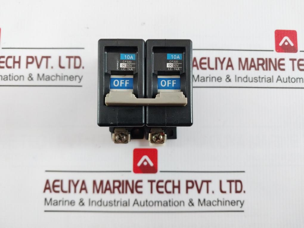 Fuji Electric Cp32D Circuit Protector 10A Dc 50V I.C. 1Ka 4121Y