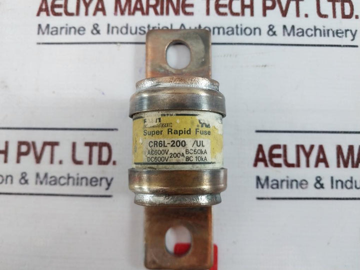 Fuji Electric Cr6l-200/ul Super Rapid Fuse