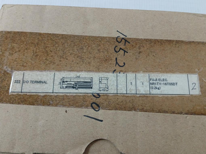Fuji Electric Dc24V 0.5A Digital I/O Terminal Module Nr1Ty-16T05Dt
