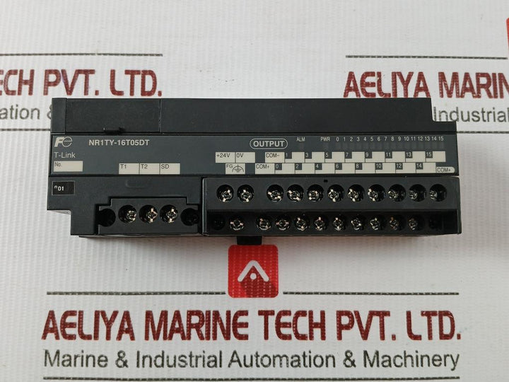Fuji Electric Dc24V 0.5A Digital I/O Terminal Module Nr1Ty-16T05Dt