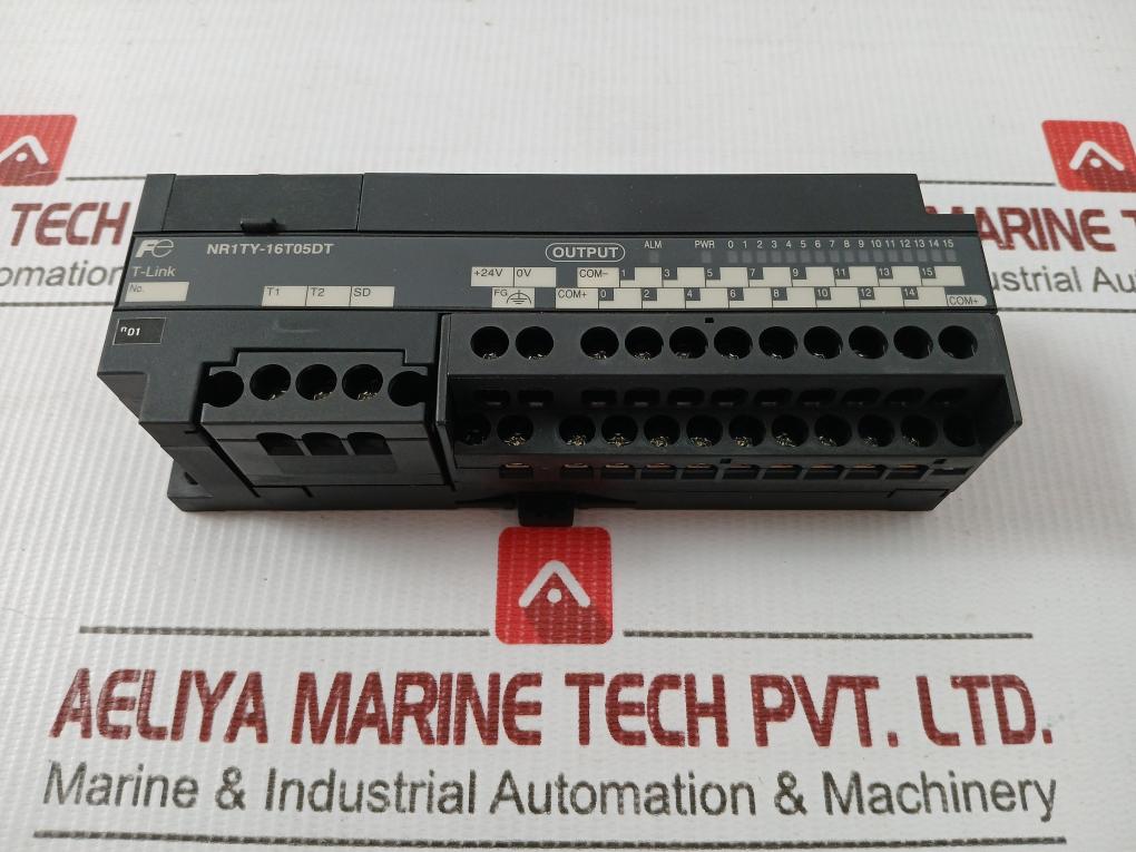 Fuji Electric Dc24V 0.5A Digital I/O Terminal Module Nr1Ty-16T05Dt