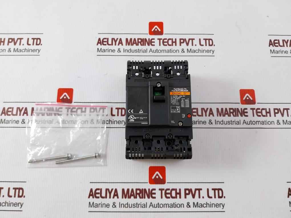 Fuji Electric Ea33Ac Circuit Breaker 500V,50-60Hz