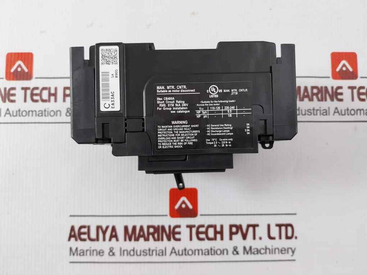Fuji Electric Ea33Ac Circuit Breaker 500V,50-60Hz