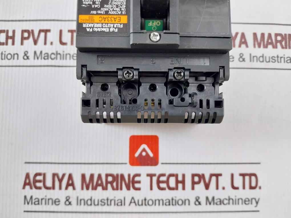 Fuji Electric Ea33Ac Circuit Breaker 500V,50-60Hz