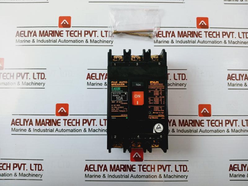Fuji Electric Ea53B 3-pole Automatic Circuit Breaker 50/60Hz Ac550V