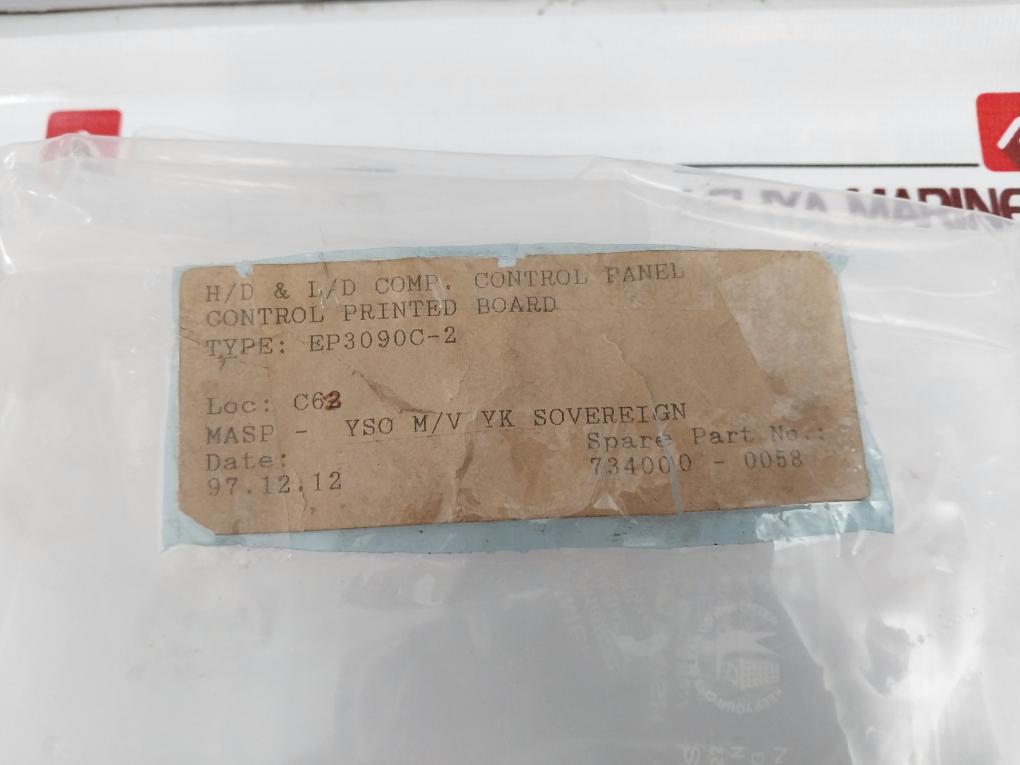 Fuji Electric Ep-3090 Control Panel Printed Board