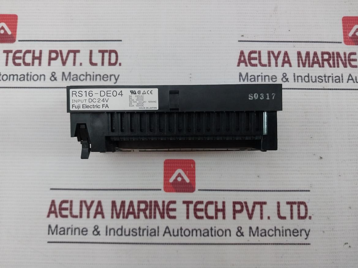 Fuji Electric Fa Rs16-de04 Terminal Relay Input Dc 24V 5A 240Vac
