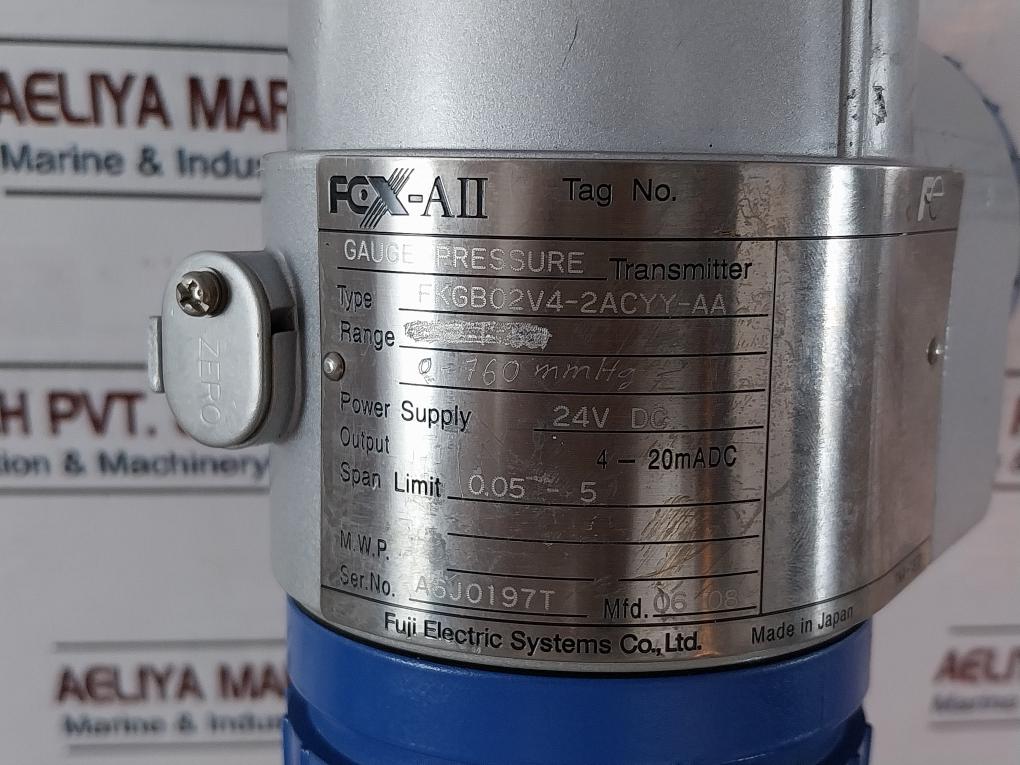 Fuji Electric Fcx-aii Fkgb02V4-2Acyy-aa Gauge Pressure Transmitter