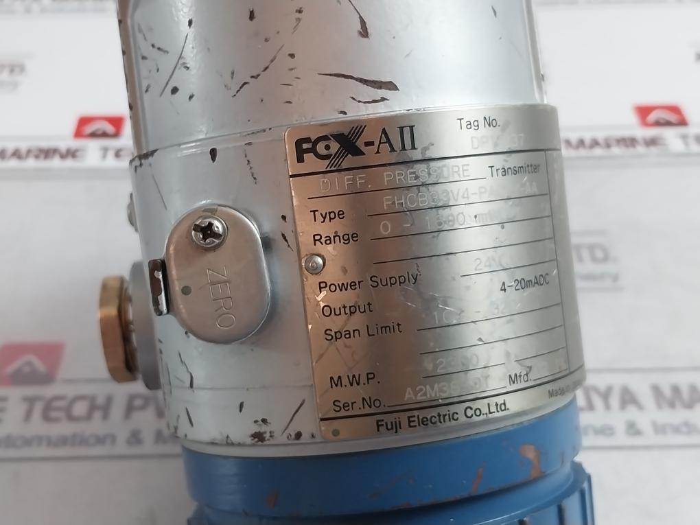 FUJI ELECTRIC FHCB33V4-PACYY-AA Diff Pressure Transmitter 4-20 m adc