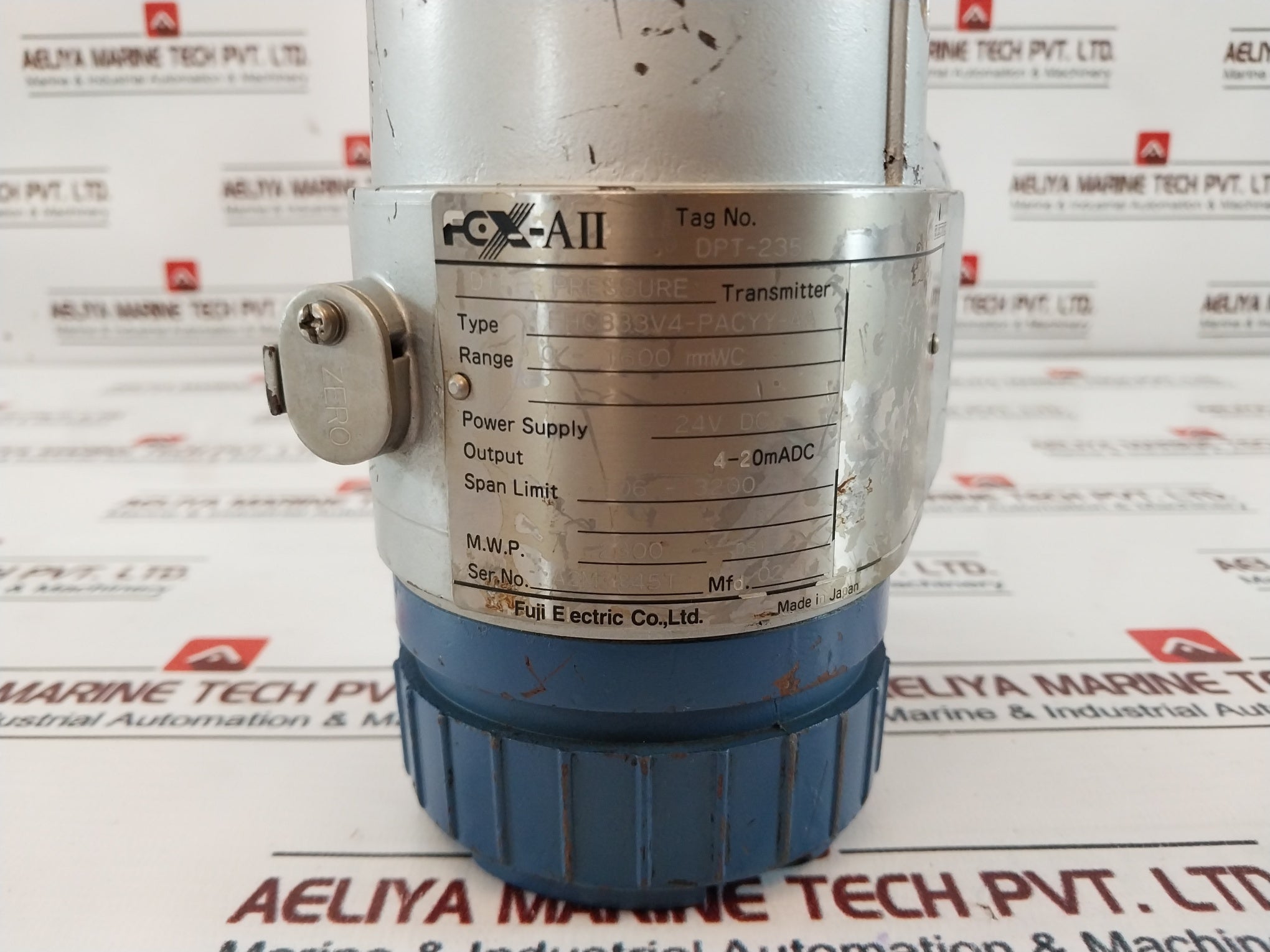 Fuji Electric Fhcb33V4-pacyy-aa Differential Pressure Transmitter 24V Dc