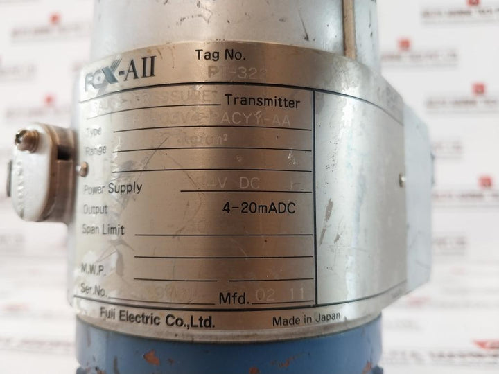 Fuji Electric Fhgb03v4-pacyy-aa Gauge Pressure Transmitter 1/2